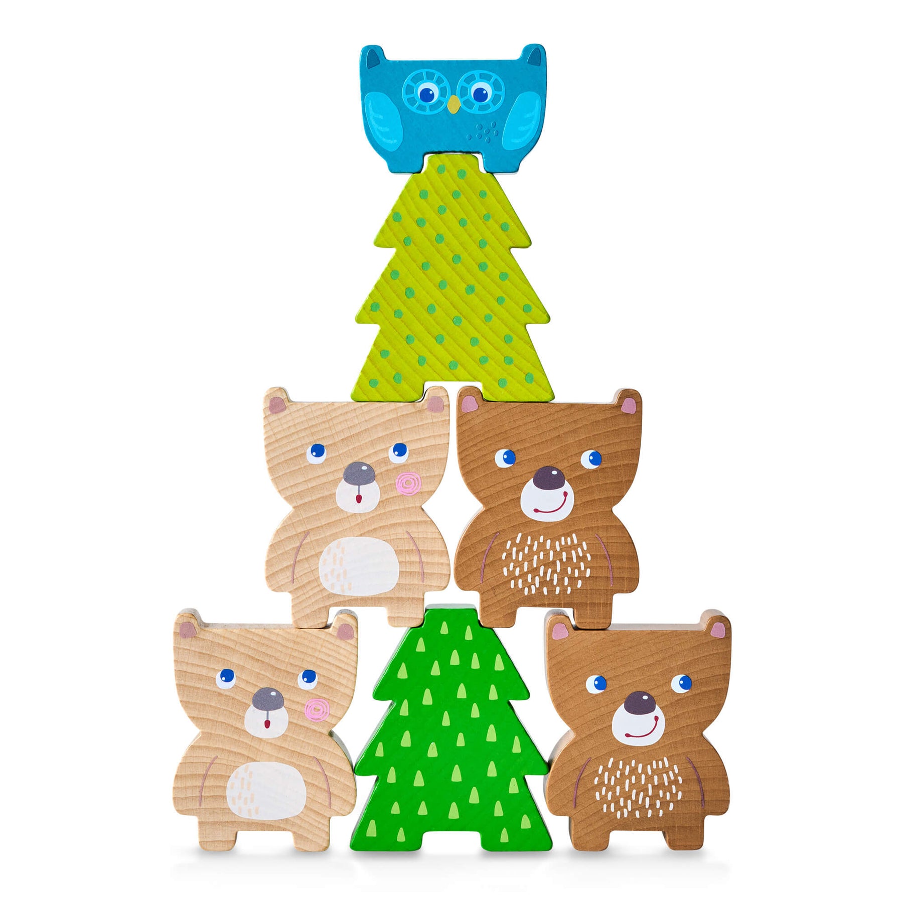 Stackable Stackins Friends List Forest Friends Stacking Toy– HABA USA