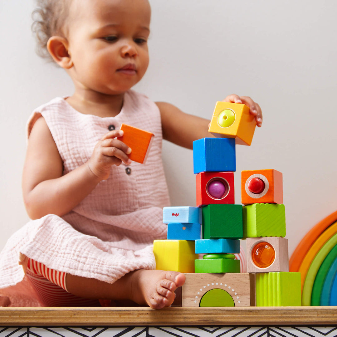 Fun with Sounds Wooden Discovery Blocks HABA USA