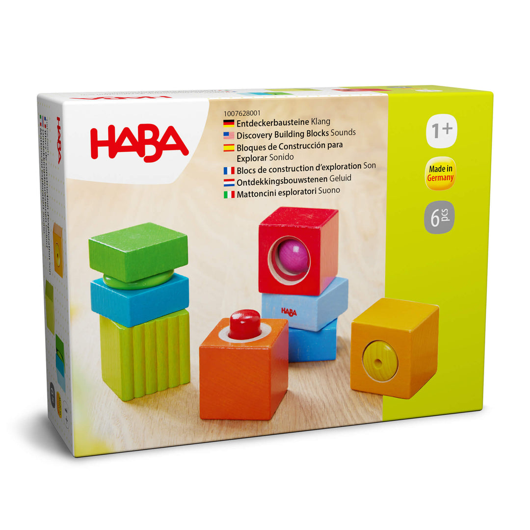 ＨＡＢＡセットおまけ付き Amazon.com: HABA Fun with Sounds Wooden Discovery Blocks for