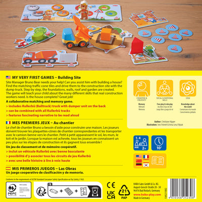My Very First Games - Building Site back of box