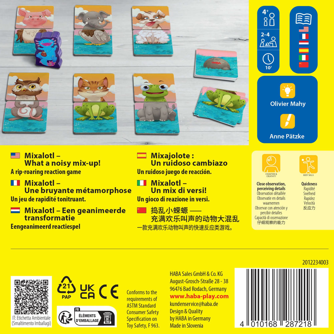 Mes premiers jeux Animo Miam, jeu de société Haba