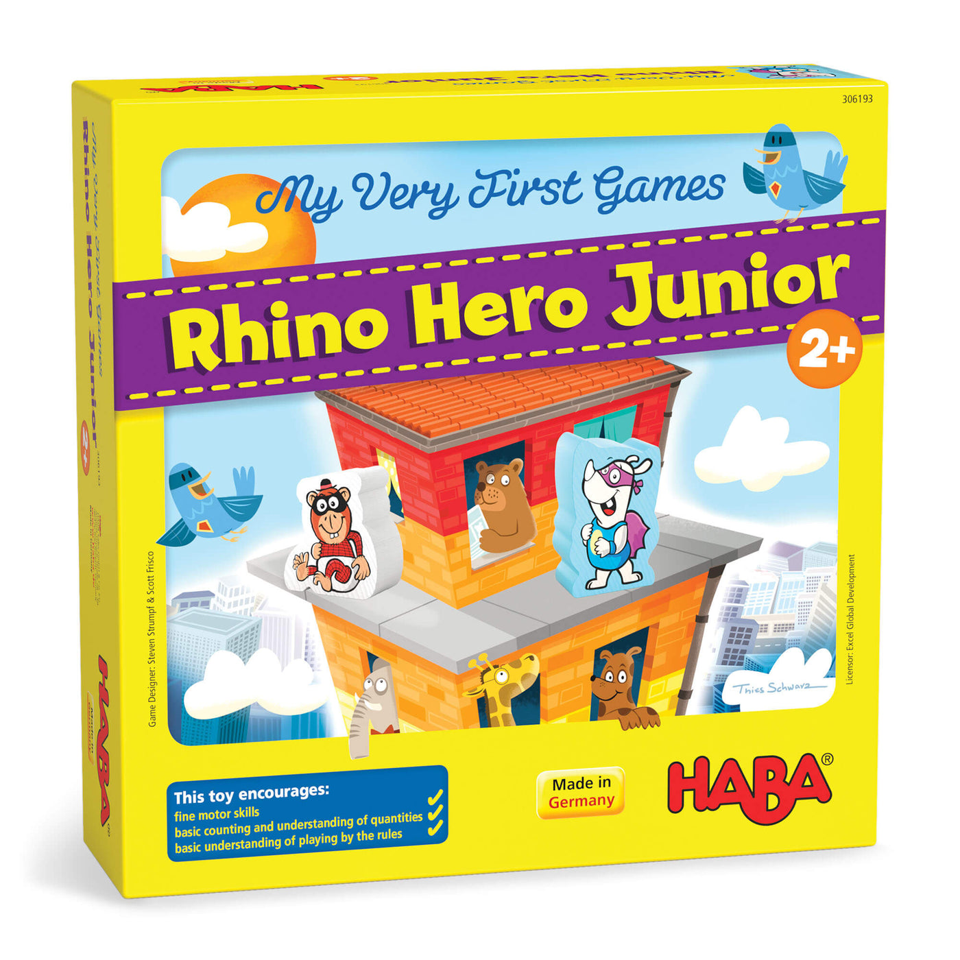My Very First Games - Rhino Hero Junior - HABA USA