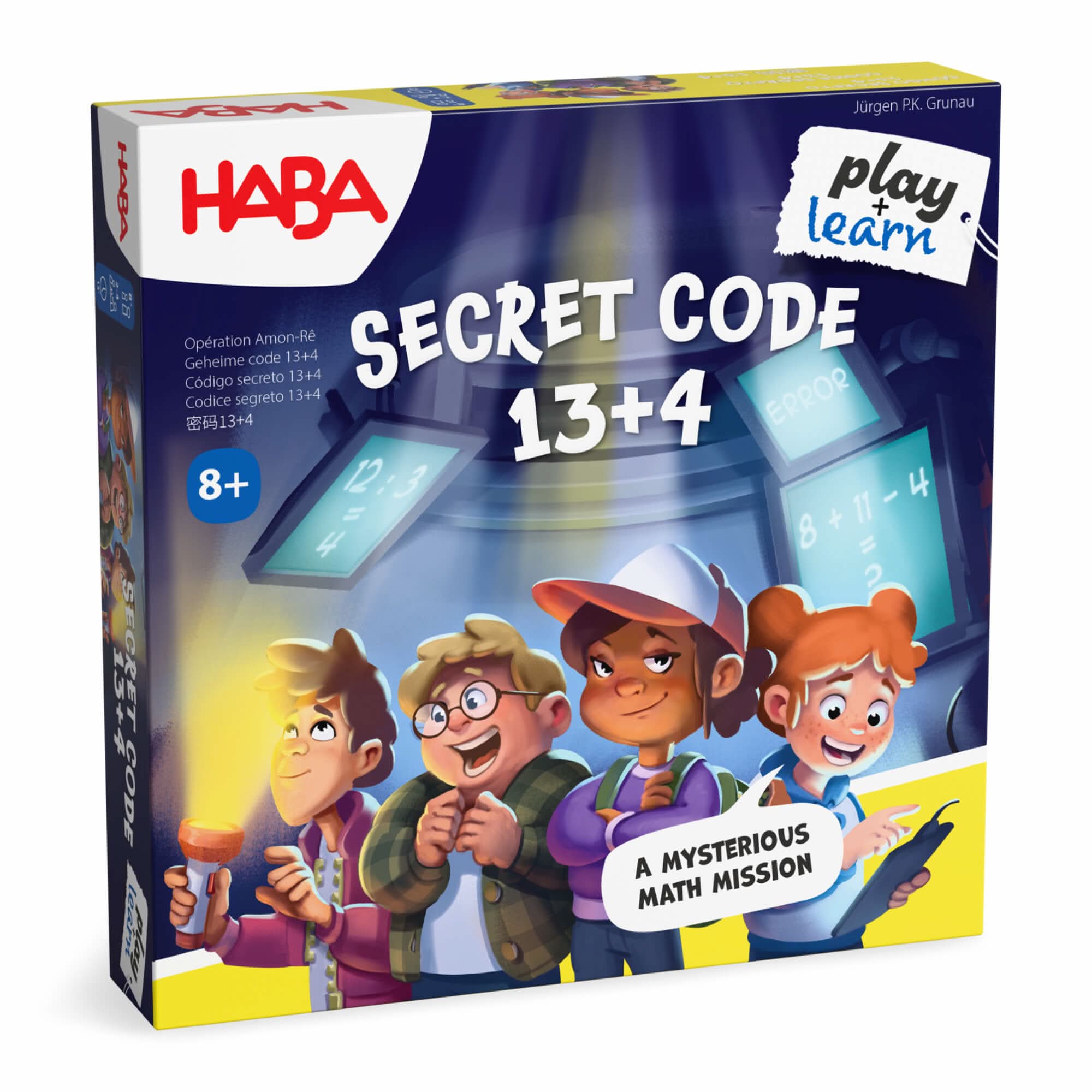 Secret Code Game Window Secret Code 13+4 Math Game– HABA USA