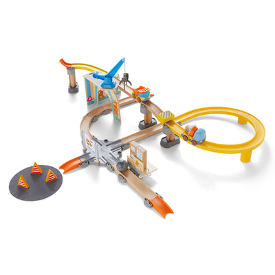 Kullerbu Construction Zone Play Track Set on a white background