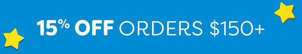 15% Off Orders $150+