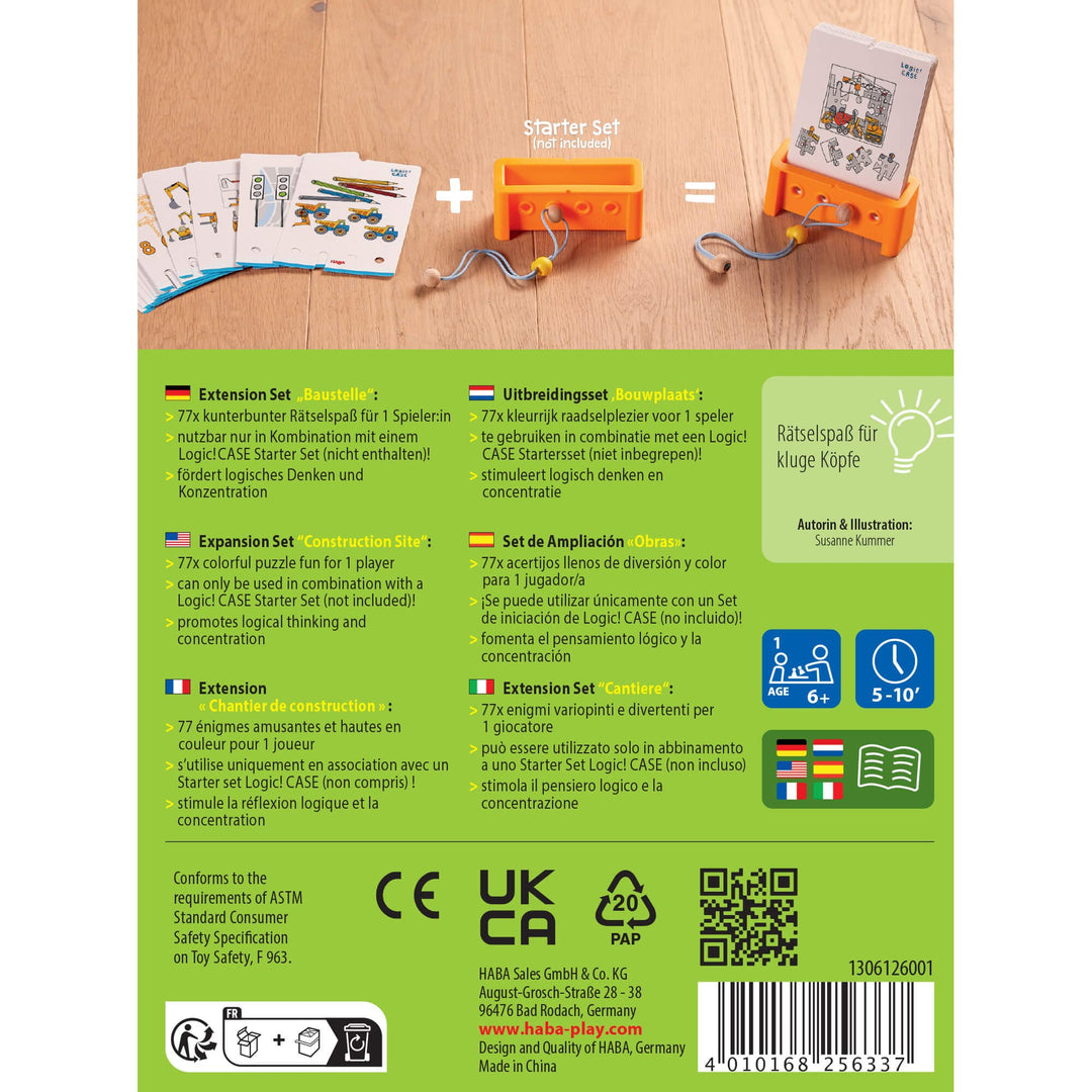Logic! CASE Extension Set – Construction Site | HABA USA