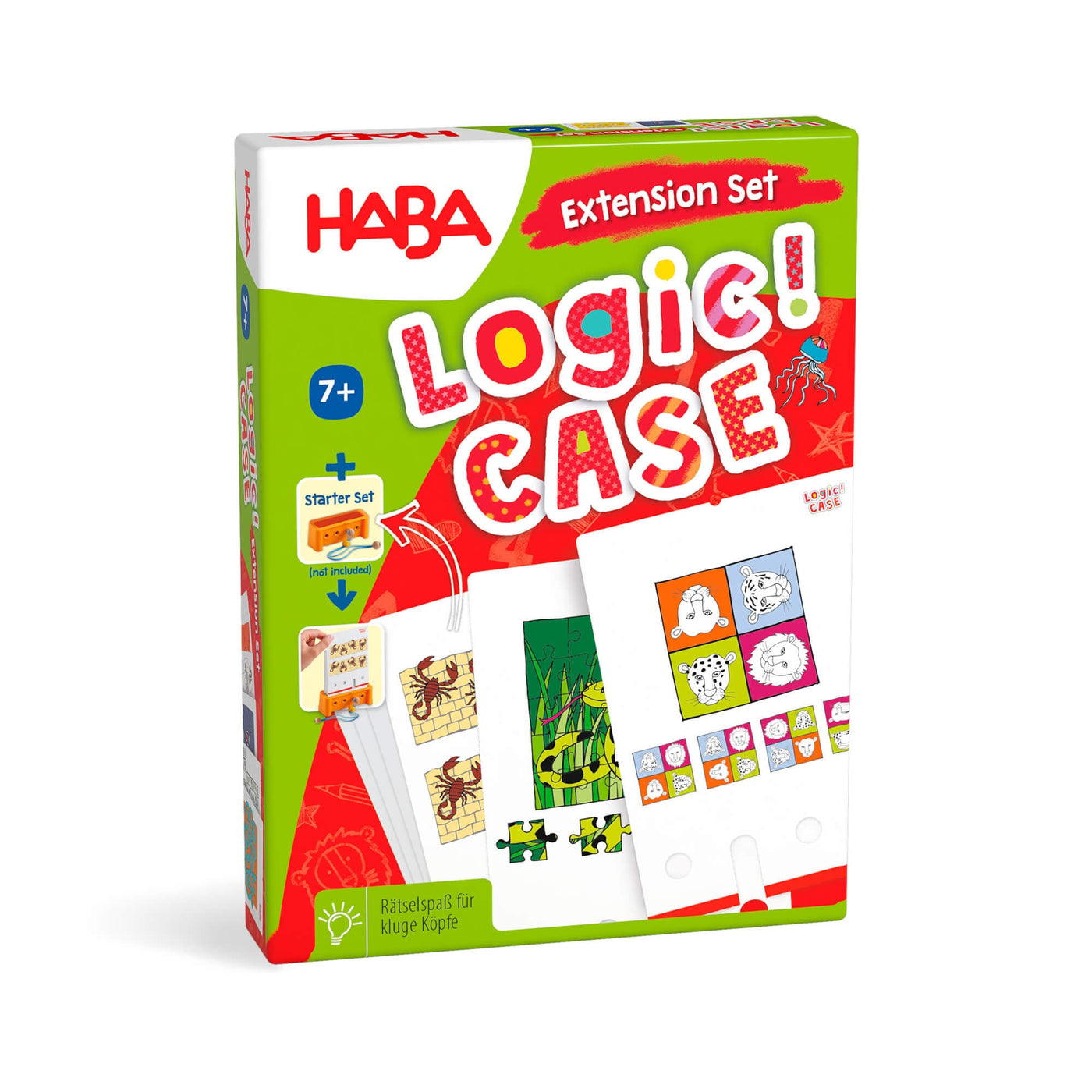HABA Logic! CASE Expansion Set - Dangerous Animals box - 7+ - Starter Set not included