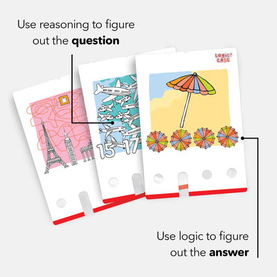 Use reasoning to figure out the question - use logic to figure out the answer