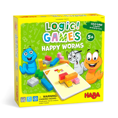 Logic! GAMES: Happy Worms - HABA USA