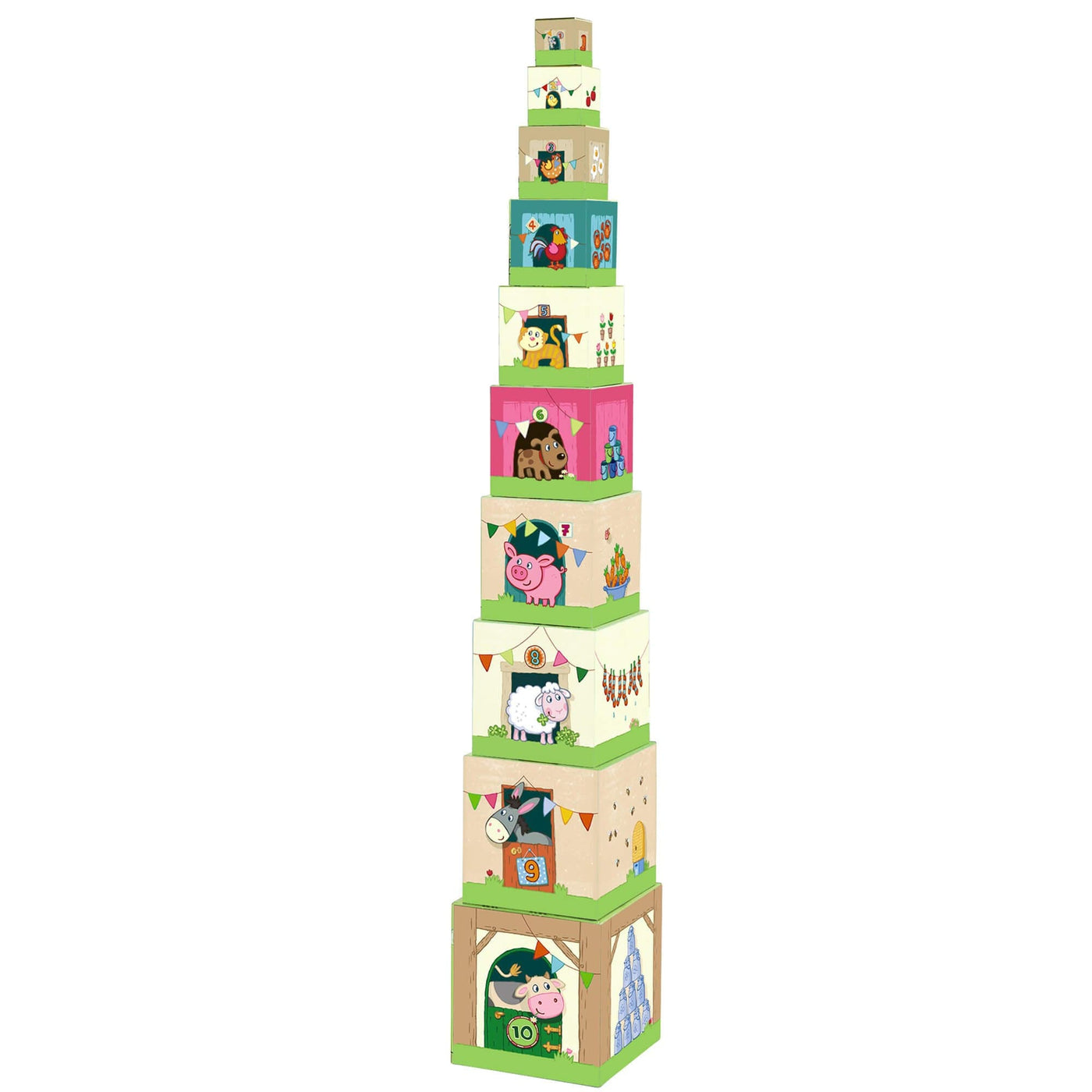 On the Farm Stacking and Nesting Cubes by HABA