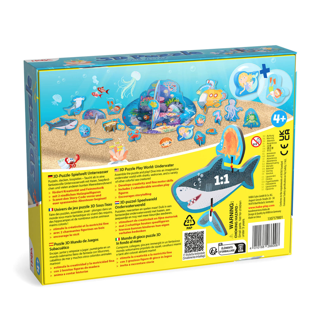 3D Puzzle Play World - Underwater for Ages 4 and Up– HABA USA