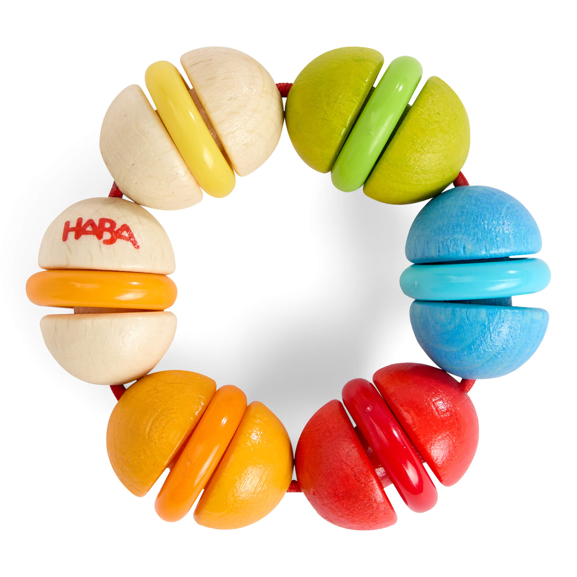 Rainbow Rattle Grasping and Teething Toy– HABA USA