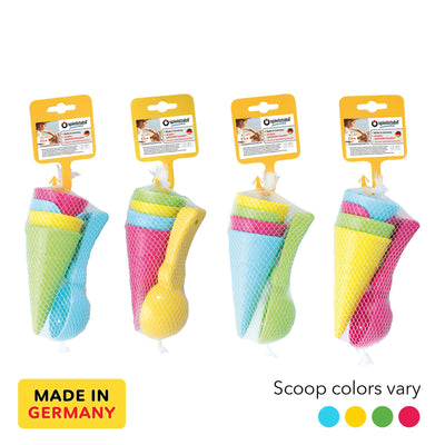 Ice Cream 5 Piece Set with 4 Cones and a Scoop - HABA USA