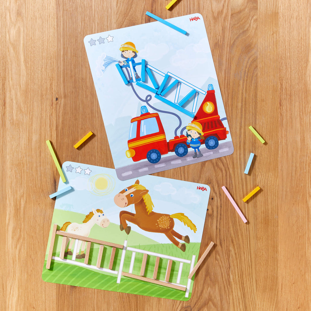 Stabix Wooden Arranging & Matching Game– HABA USA