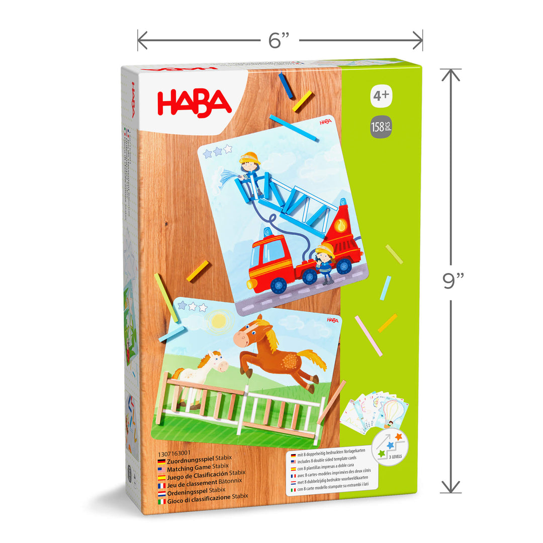 Stabix Wooden Arranging & Matching Game– HABA USA