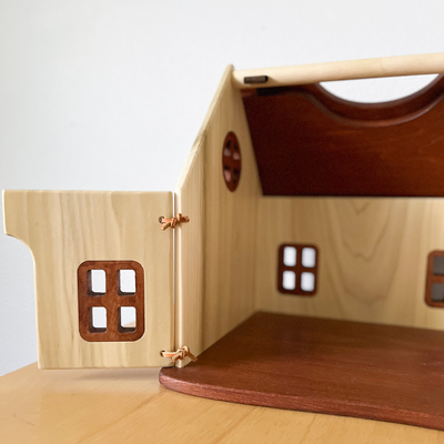 Thimbleberry Cottage - Classic Waldorf Wooden Dollhouse - Bella Luna Toys