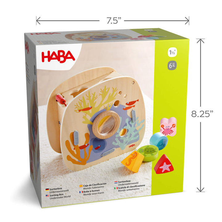 Underwater World Wooden Shape Sorter– HABA USA