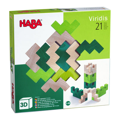 3D Viridis Wooden Blocks - HABA USA
