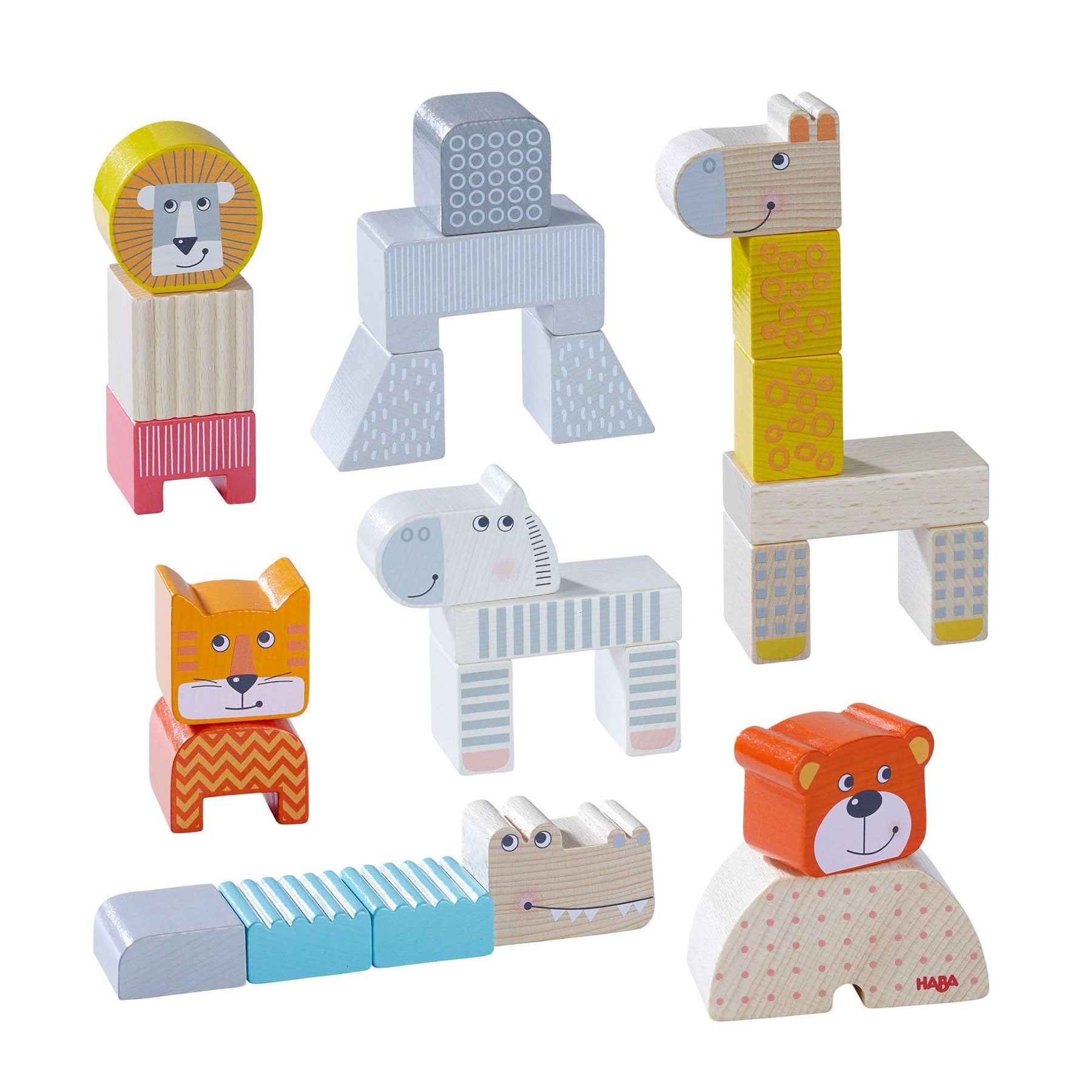 Animal Rvt Blocks Animal Parade Blocks– HABA USA