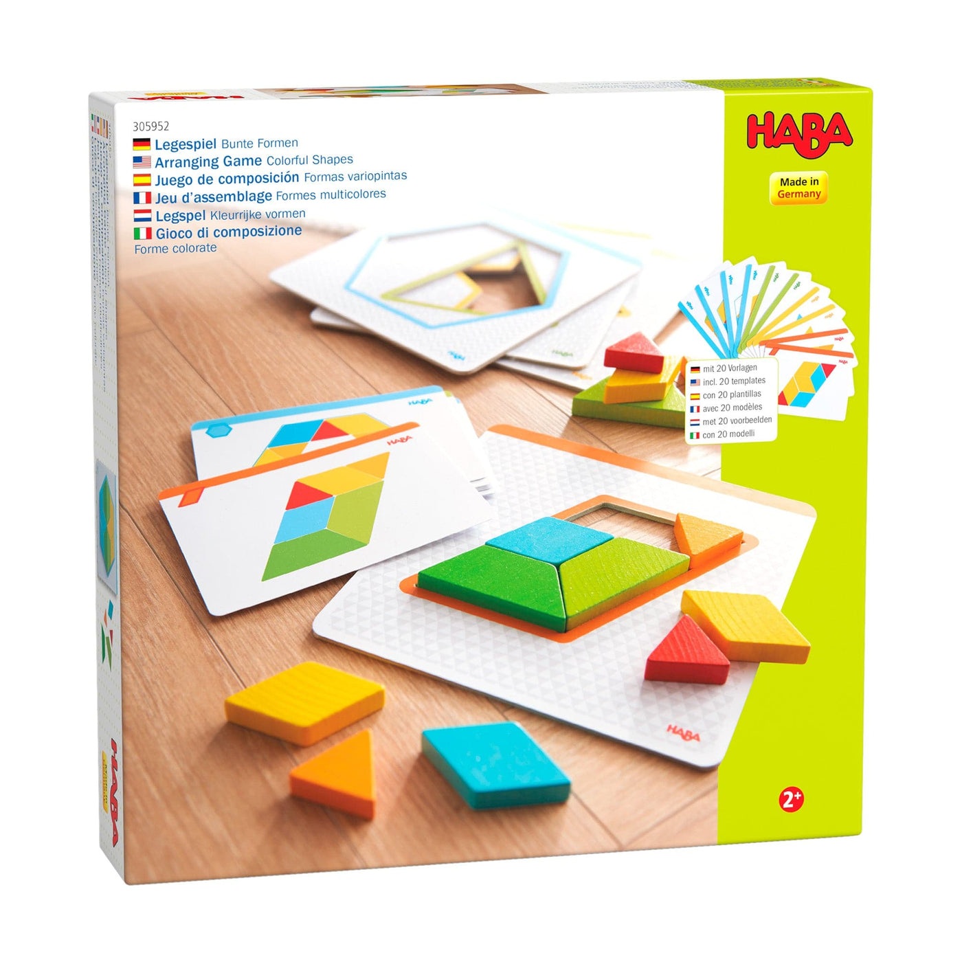 Colorful Shapes Arranging Game - HABA USA