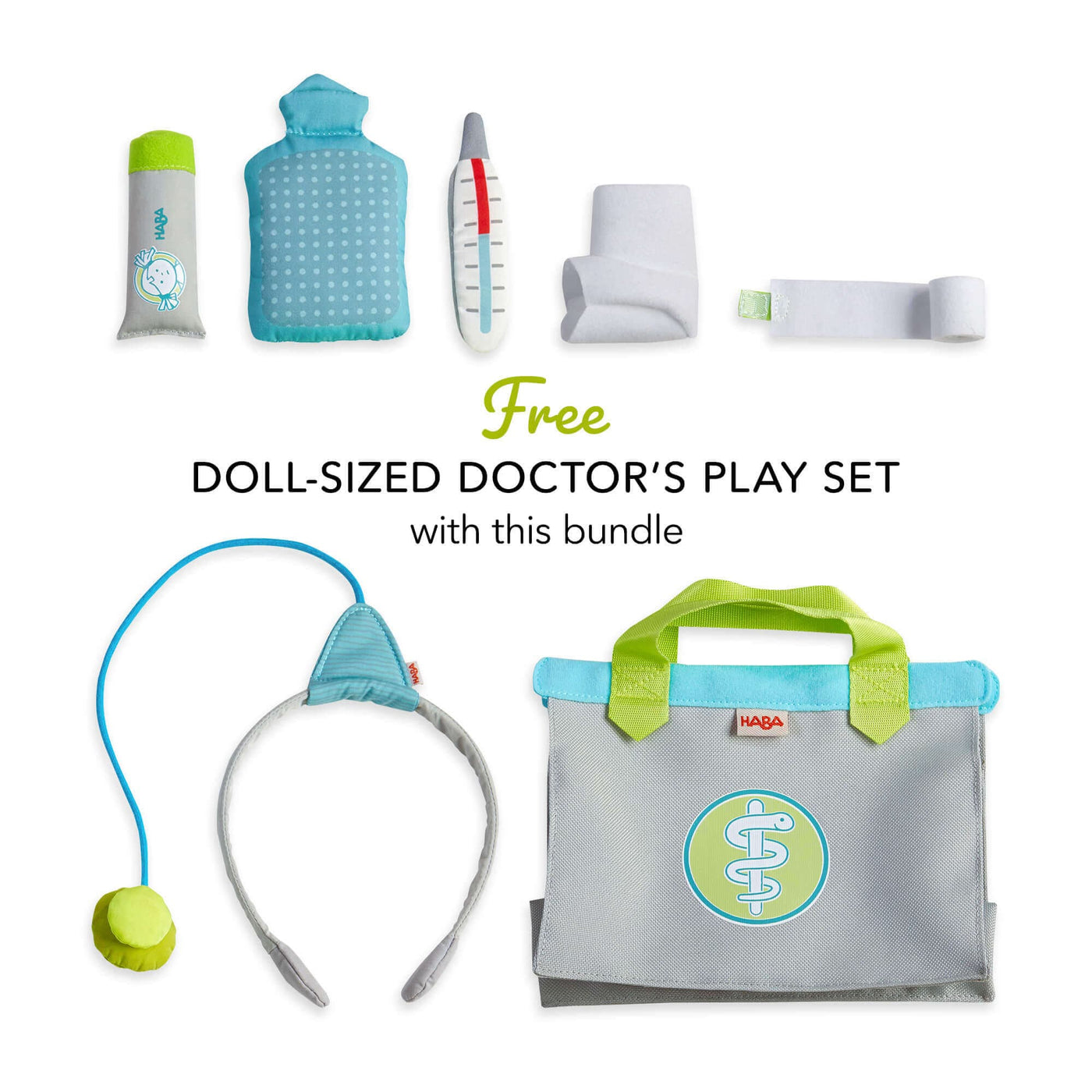 Maxime on the Go: Deluxe Baby Doll Bundle - HABA USA