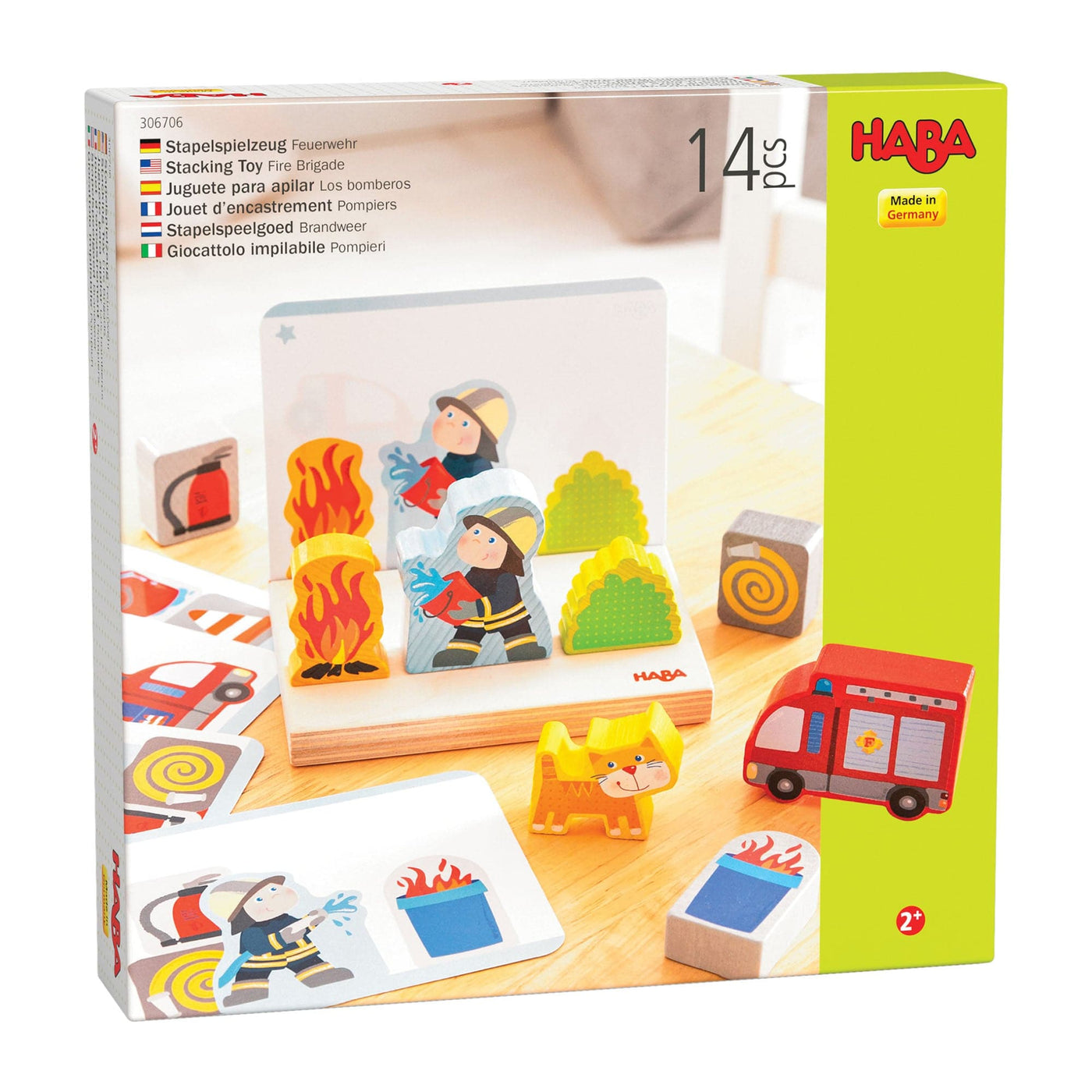 Fire Brigade Stacking Toy - HABA USA