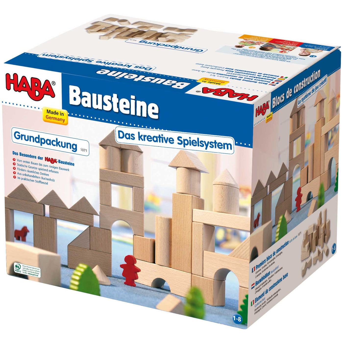 Basic Building Blocks 26 Piece Starter Set - HABA USA