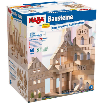 Basic Building Blocks 60 Piece Large Starter Set - HABA USA