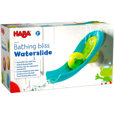Bathing Bliss Waterslide Bathtub Ball Track Toy package