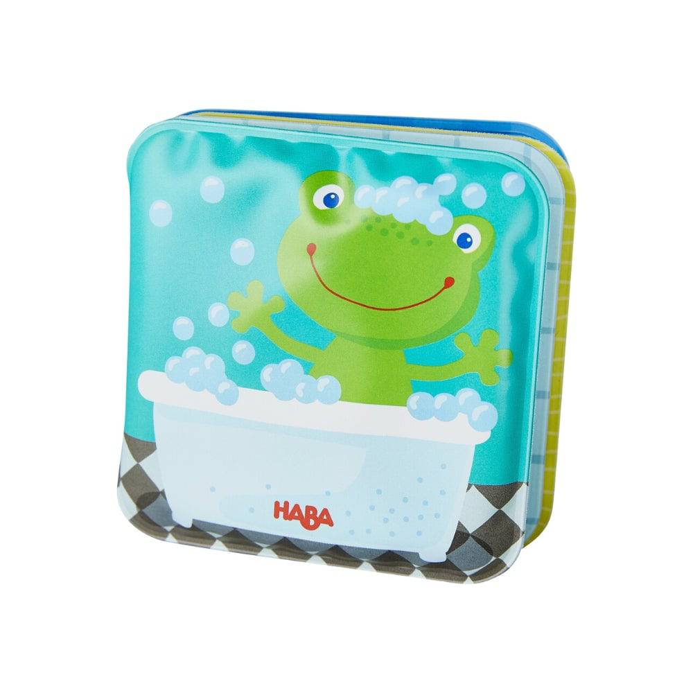 Fritz the Frog Mini Bath Book with Rattle - HABA USA