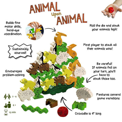 Animal Upon Animal Game - HABA USA