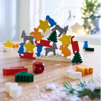 Animal Upon Animal Christmas Stacking Game - HABA USA