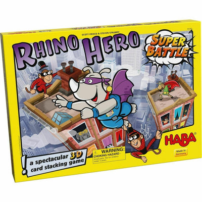 Rhino Hero - Super Battle Stacking Game - HABA USA