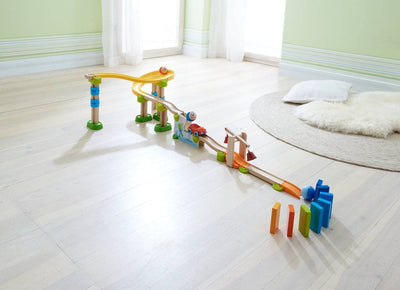 Kullerbu Jump into Car Dominos Play Set - HABA USA