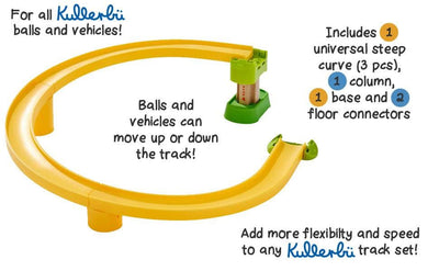 Kullerbu Universal Steep Curve Track Accessory - HABA USA