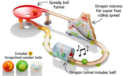 Kullerbu Dragonland Ball Track Starter Play Set - HABA USA