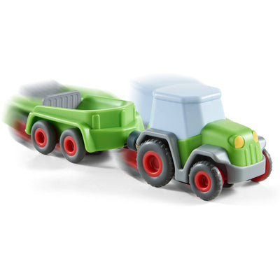 Kullerbu Tractor and Trailer with Momentum Motor - HABA USA