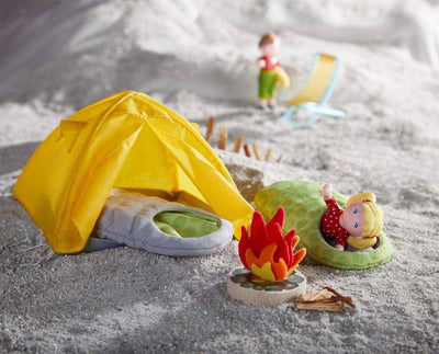 Little Friends Camping Trip Play Set with Sleeping Bags - HABA USA