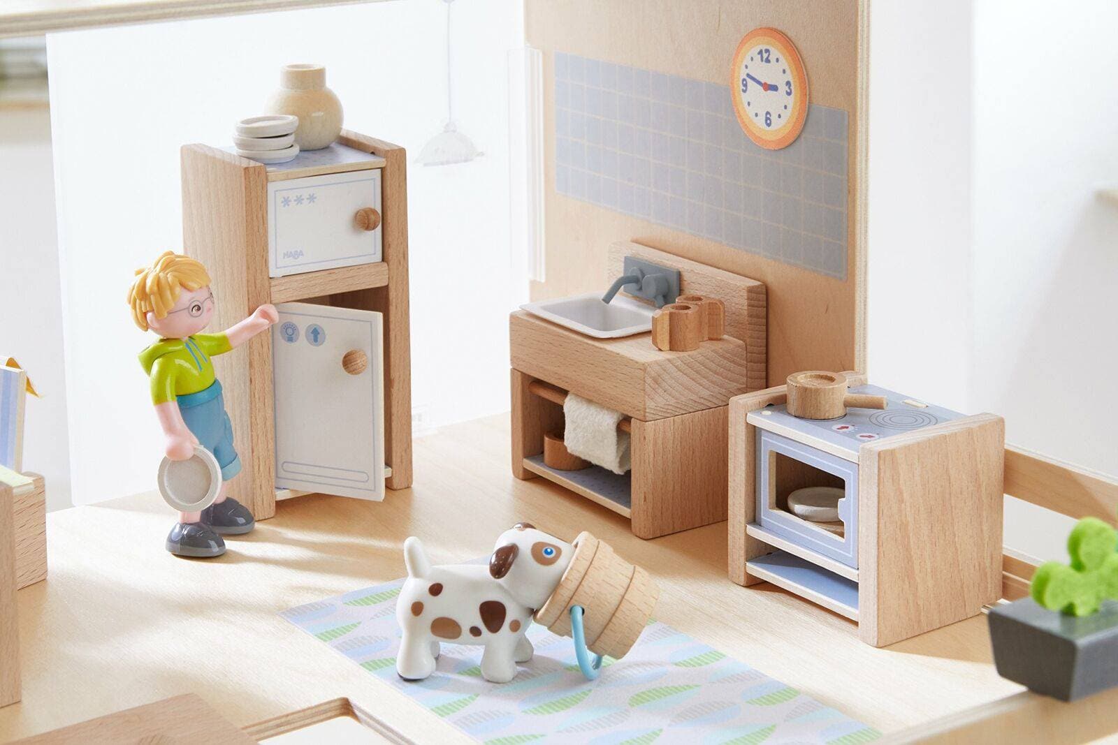 Haba Little Friends - Kitchen Dollhouse Furniture