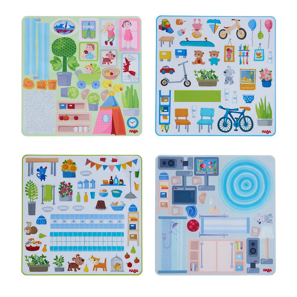 Little Friends Town Villa Decorative Decals - HABA USA