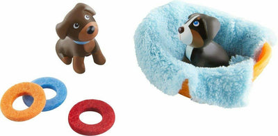 Little Friends Brown and Tricolor Puppies Play Set - HABA USA