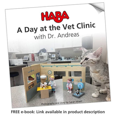 Little Friends Vet Clinic Play Set with Rebecca Doll - HABA USA