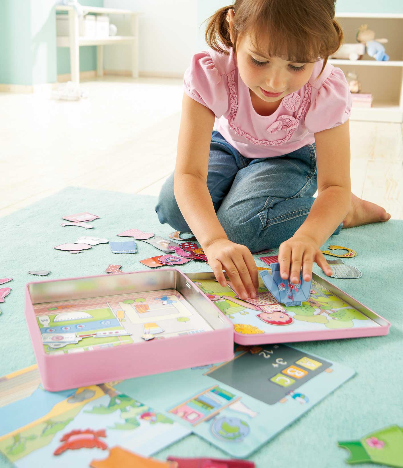 Dress-Up Doll Lilli Magnetic Game | HABA USA