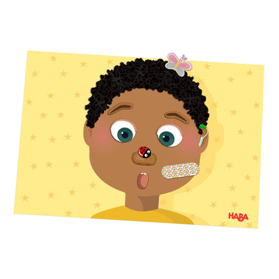 Magnetic Game Box Funny Faces - HABA USA