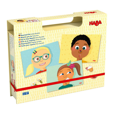 Magnetic Game Box Funny Faces - HABA USA