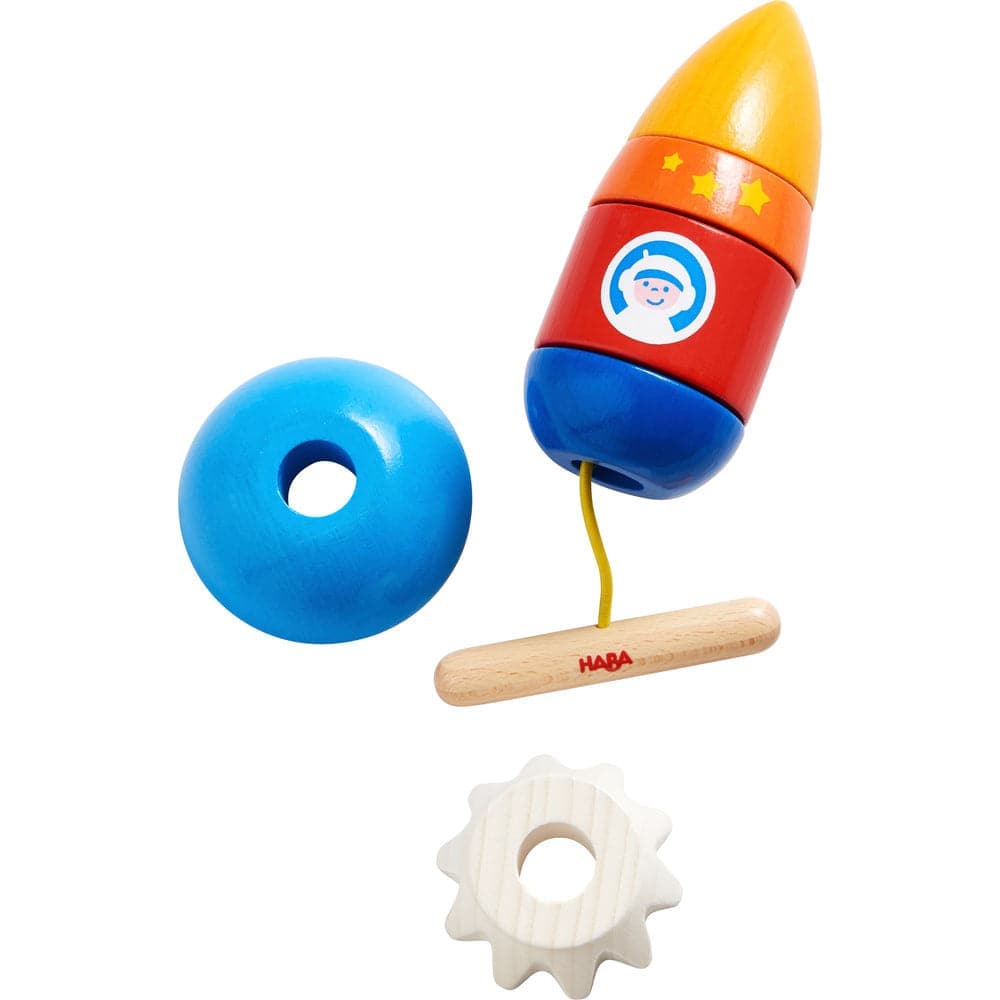 Rocket 6 Piece Threading Toy - HABA USA