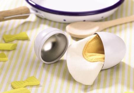 Biofino Fried Egg with Metal Shell Soft Play Food - HABA USA