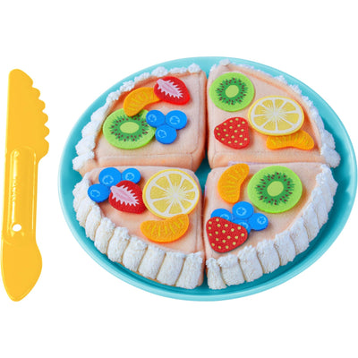 Fruit Cake (Felt with plastic plate and knife) - HABA USA