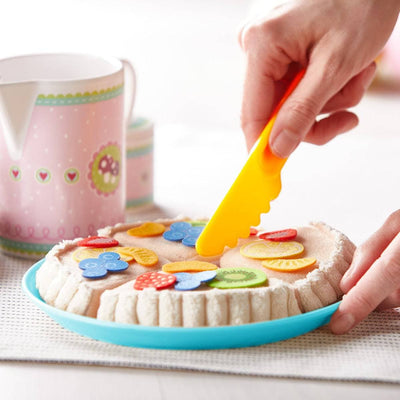 Fruit Cake (Felt with plastic plate and knife) - HABA USA