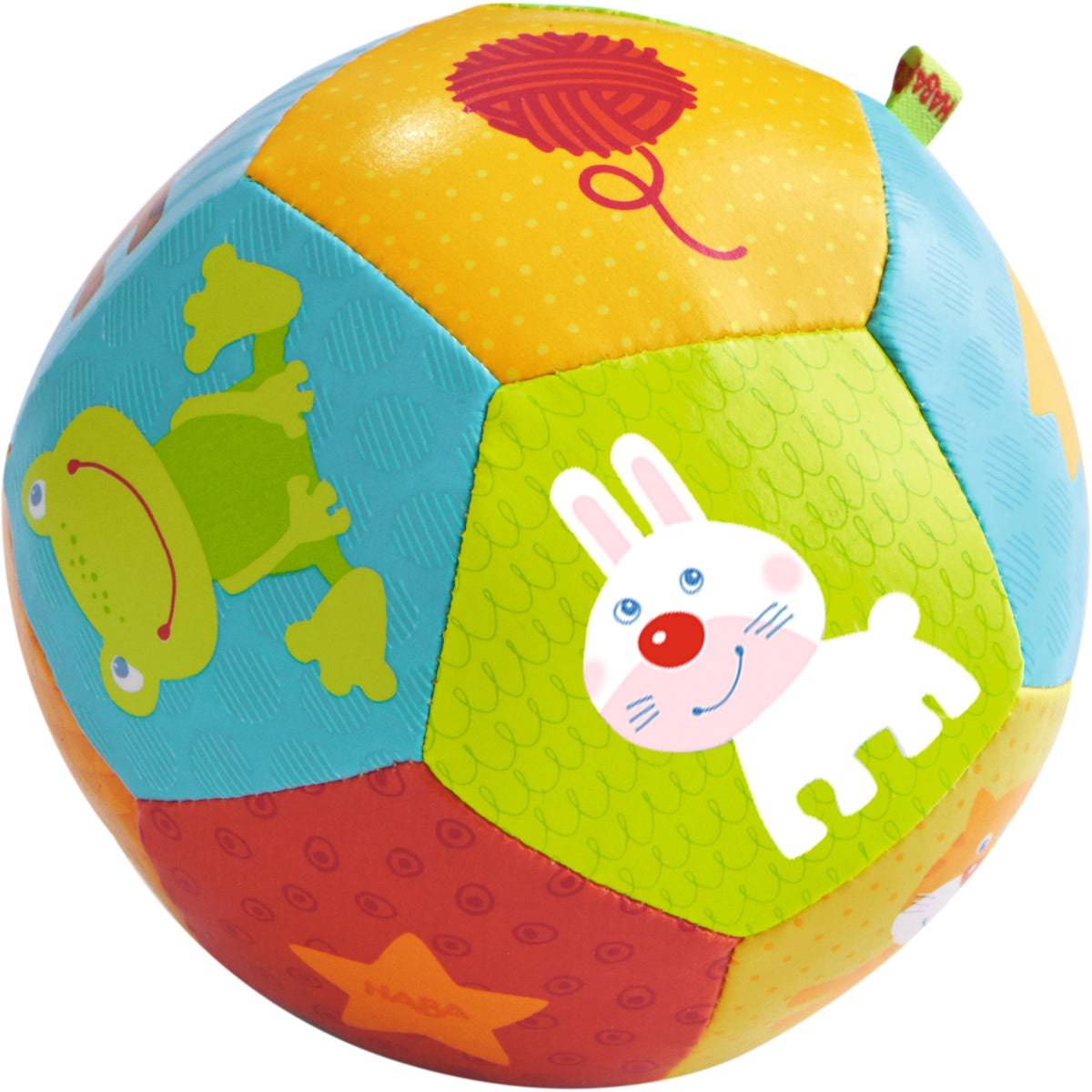 Animal Friends, 4 1/2" Soft Baby Ball - HABA USA